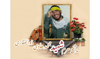 طلبه بسیجی مدافع حرم شهید محمد هادی ذوالفقاری
