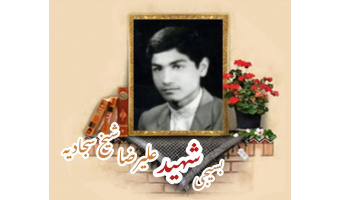 بسیجی شهید علیرضا شیخ سجادیه