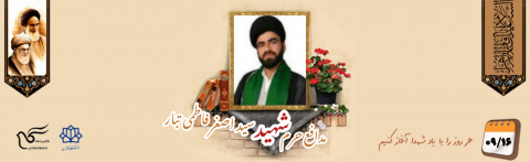 مدافع حرم شهید سید اصغر فاطمی تبار