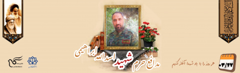 بسیجی مدافع حرم شهید اسدالله ابراهیمی