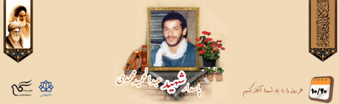 پاسدار شهید عبدالحمید محمدی