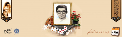 بسیجی شهید رضا سلیمانی