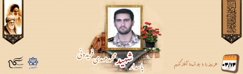پاسدار مدافع حرم شهید محمد مهدی فریدونی