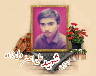 بسیجی شهید علی اصغر ولی زاده