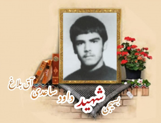 بسیجی شهید داود ساعدی آق‌بلاغ