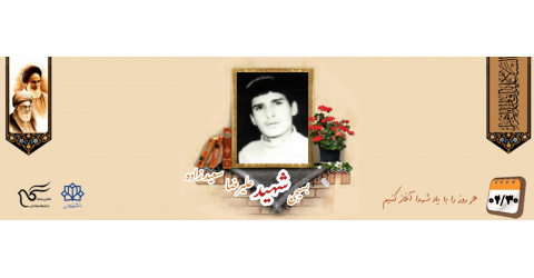 بسیجی شهید علی‌رضا سعیدزاده